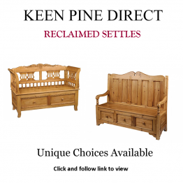 Advert: Keen Pine Direct Reclaimed Settles
